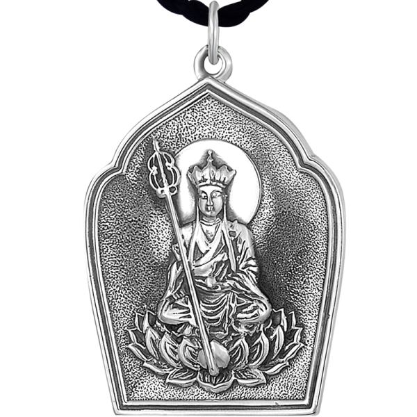 990 Pure Silver Ksitigarbha Bodhisattva Pendant